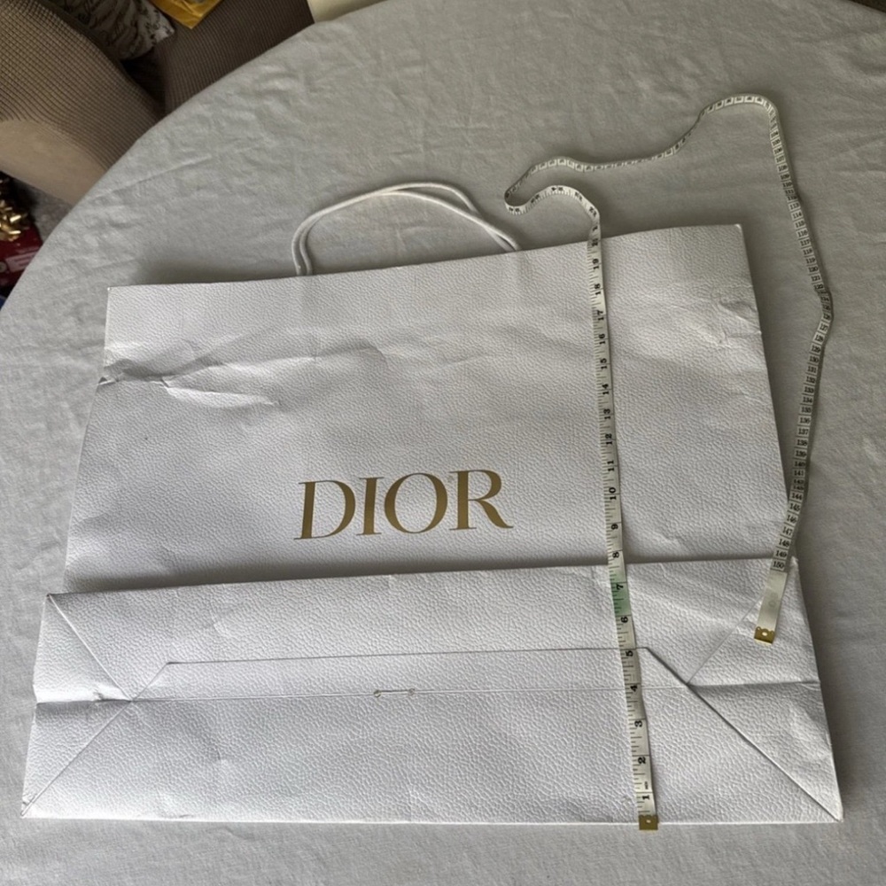 Used Dior Paper Bag For Crafts - Poor Condition